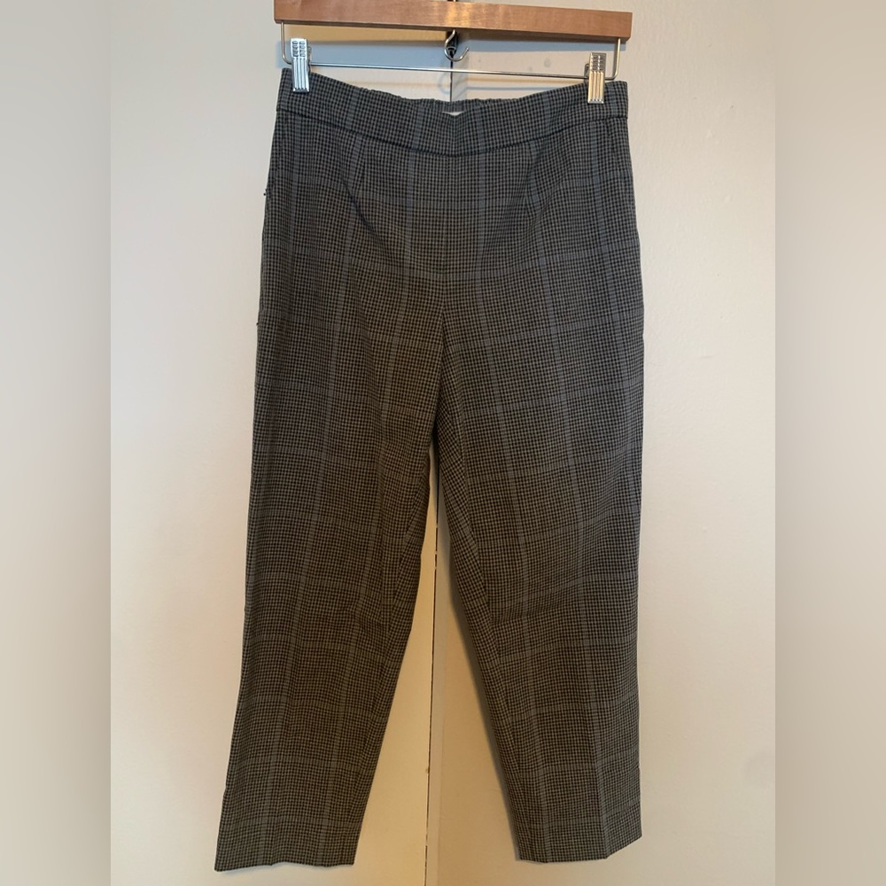 Comfy Plaid Trousers